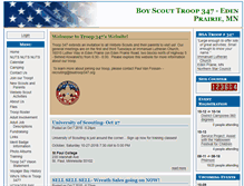 Tablet Screenshot of bsatroop347.org